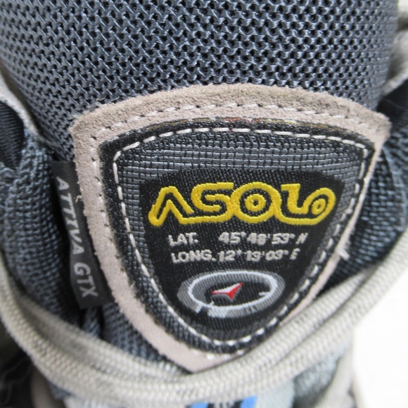 Asolo Women's Attiva GTX Hiking Boots Gray Black Size 8 US / 6.5 UK / 40 EU - Picture 4 of 12